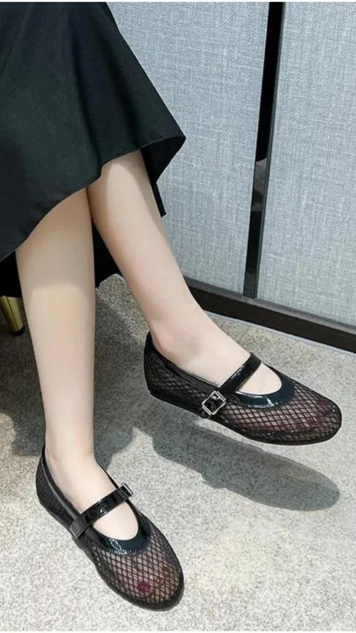 AIRY • Mesh Ballerinas