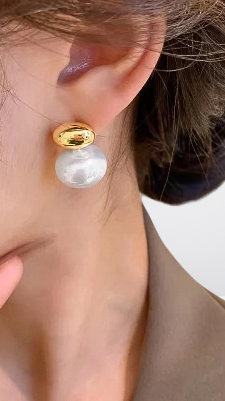 LEYLA • Bean earrings